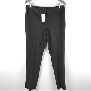 Cache black printed trousers